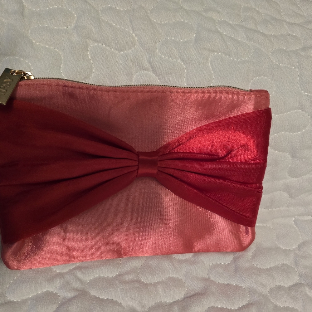 Elegant Red Satin Clutch